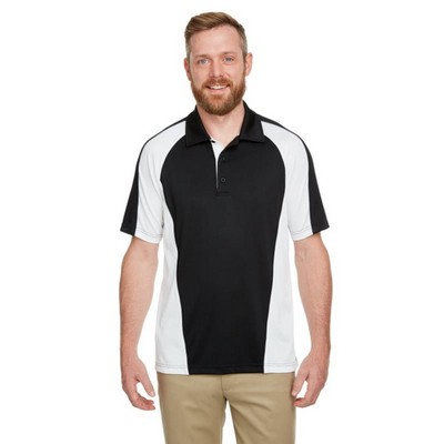 Harriton Men's Advantage Snag Protection Plus IL Colorblock Polo