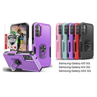 iBank ® Shockproof Case compatible with Galaxy A14/A15/A16/S25/S24/S23 + Screen Protector