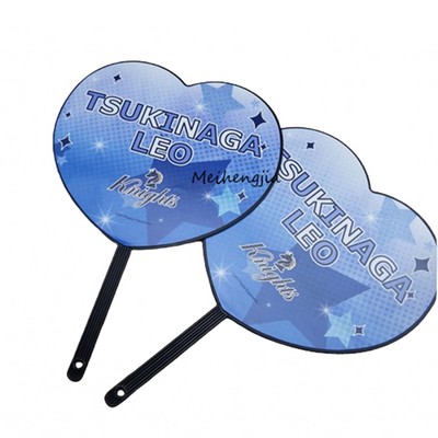 Customizable Heart-Shaped Support Fan