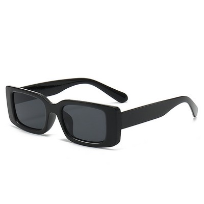 Rectangle Sunglasses Narrow Square Frame
