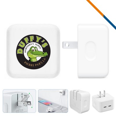 35W Finster Double Type-C Wall Charger