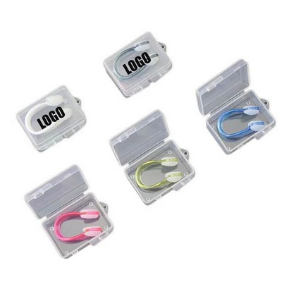 Silicone swimming nose clip