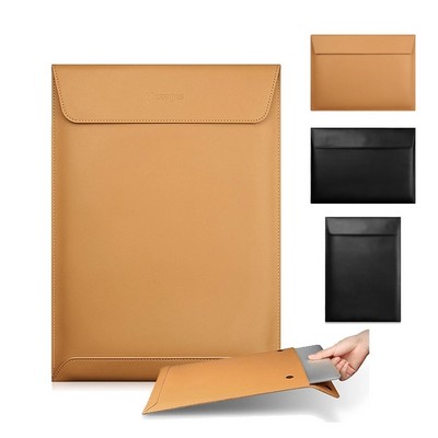 11 Inch Leather Laptop Sleeve Bag