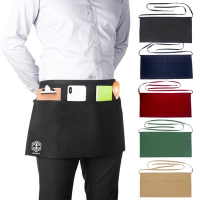 7oz. Polyester Waist Apron With Three Pockets
