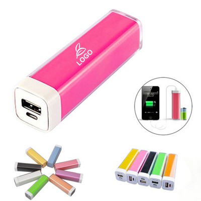 Small Lipstick Portable Charger 2200 mAh