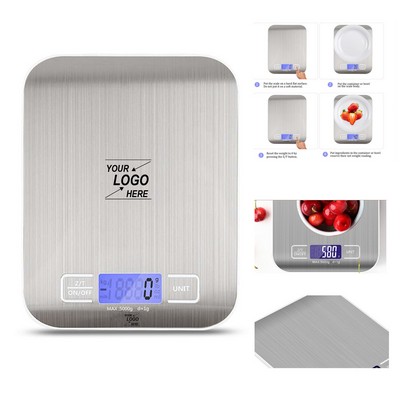 Digital Stainless Steel Kitchen Scale 5000g/1g