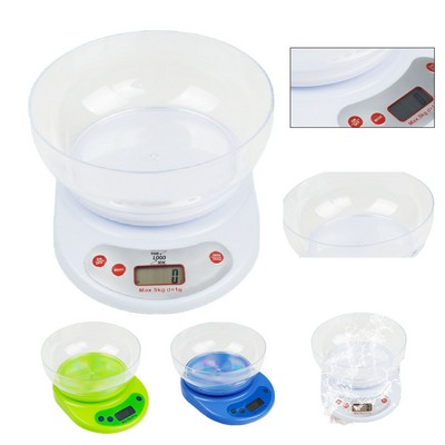 Stainless Steel Kitchen Scale 5000g/1g Precision