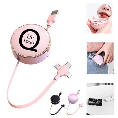 Three-In-One Telescopic Data Cable