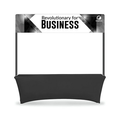 Table Top Banner Display Package, Single Sided (8.04ft x 1.48ft)