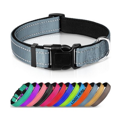 Neoprene Padded Breathable Nylon Pet Collar