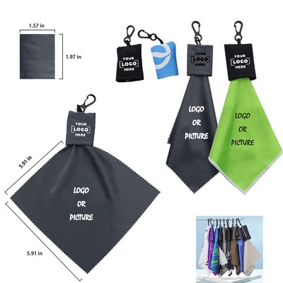 Portable Microfiber Eyeglass Cloth