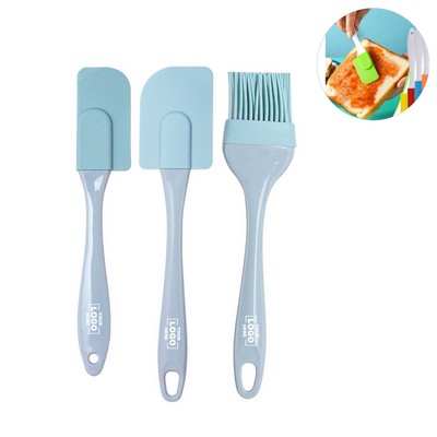 Silicone Baking Spatulas Set of 3.