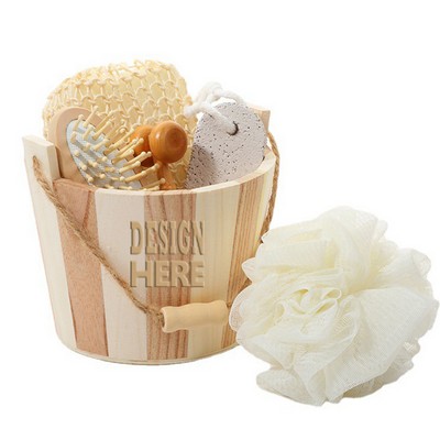 Bucket Bath And Beauty Set - 5Pcs