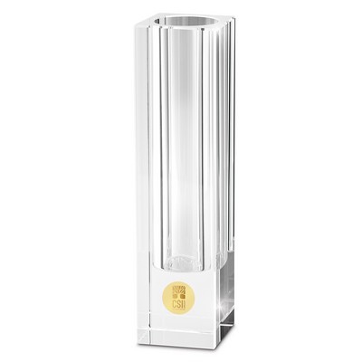 Bellaire Vase W/ Gold Medallion