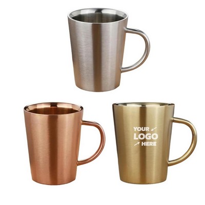 10oz Stainless Steel Double Layer Mug Coffee Cup