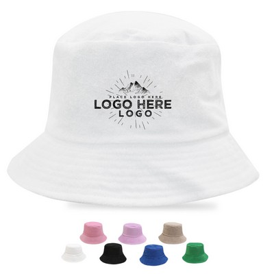 Adjustable Terry Cloth Fisherman Bucket Hat