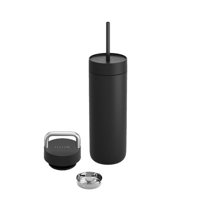 Matte Black Carter® 2-in-1 Chill Lid & 20 Oz. Carter® Carry Water Bottle Set