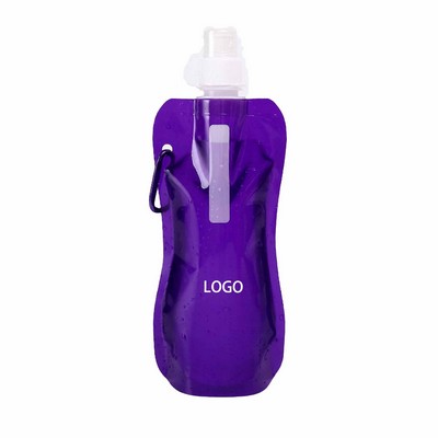 Collapsible 16oz Water Bottle - Portable Hydration