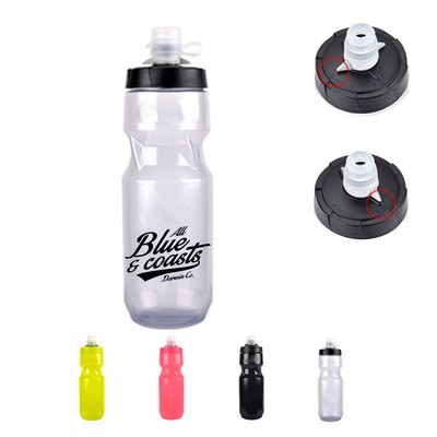 24 Oz Sport Water Bottle with Dust Cover