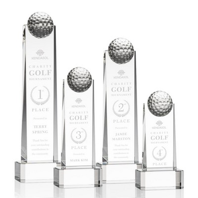 Dunbar Golf Award on Base - Clear