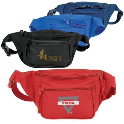 Heavy Duty 3-Zipper Fanny Pack