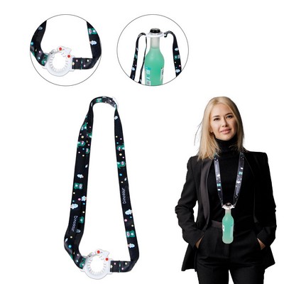 Custom Water Bottle Holder Lanyard