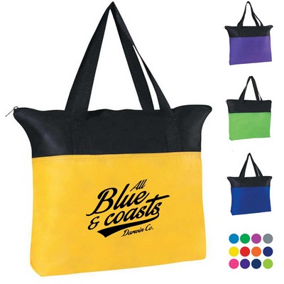 Non-woven Zippered Tote Bag