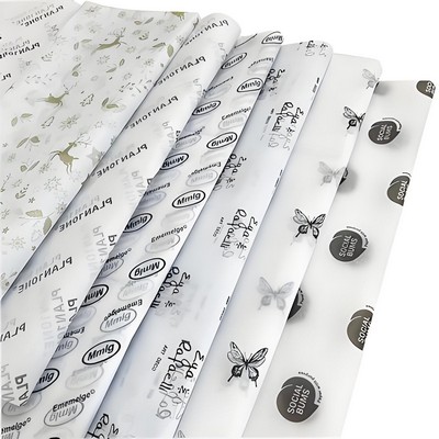 Full Custom Gift Floral Tissue Paper 13 x 21 Inch