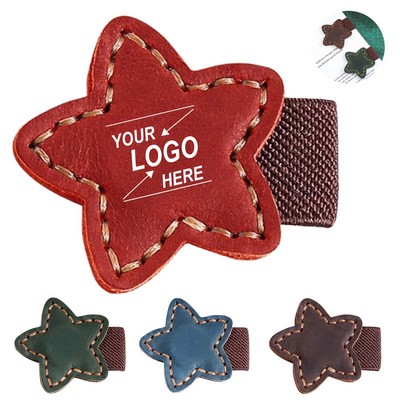 Stylish Pentagram Shape Magnetic Bookmark.