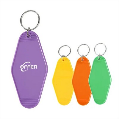 Plastic Hotel Keychain