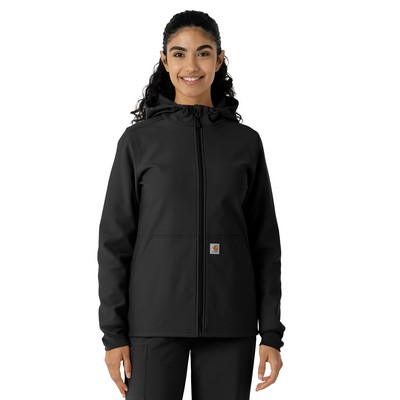 Carhartt Scrubs - Performance Layers - Women's Four-Pocket Bonded Fleece Hoodie