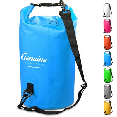 Ultimate 15L Waterproof Roll-Top Backpack with Phone Case