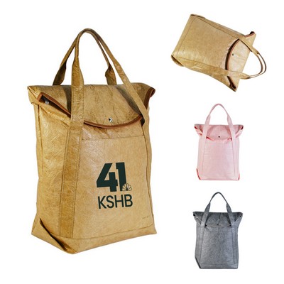 Waterproof kraft Paper Backpack