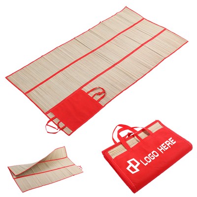 Outdoor Folding Beach Straw Mat