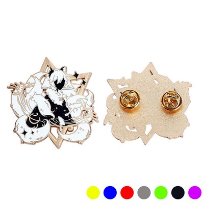 Custom Lapel Pins - 1" Die Struck Soft Enamel