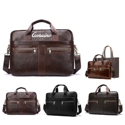 Men's Genuine Leather Briefcase