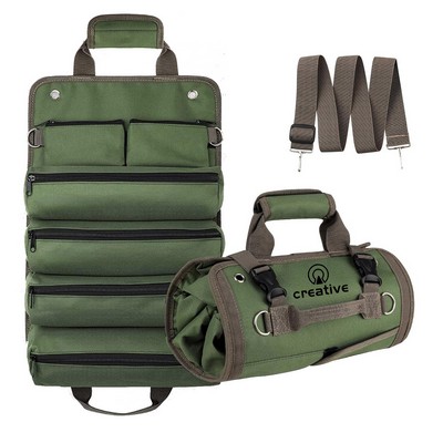 Oxford Canvas Tool Roll Up Bag