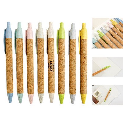 Eco Cork Ballpoint Pen.