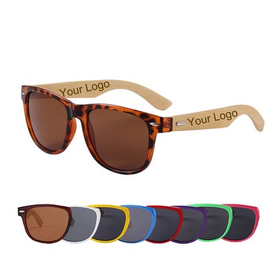 Custom Bamboo Arm Sunglasses