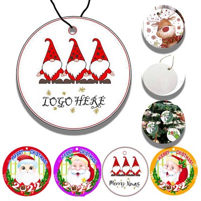 Matte Ceramic Craft Hanging Festival Ornaments