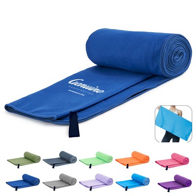 Soft Absorbent Microfiber Sport Travel Towel