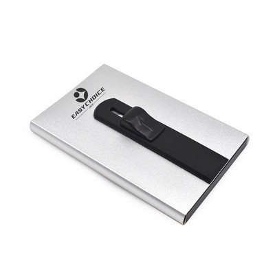 Automatic Pop Up Aluminum Card Holder