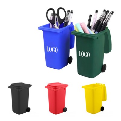 Mini Garbage Bin Pen Holder