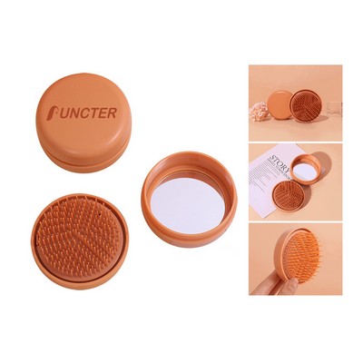 Twist - Lid Dual - Use Circular Massaging Comb & Mirror