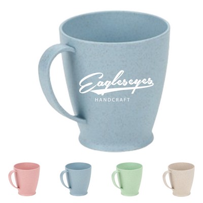 12oz Stackable Wheat Straw Mug