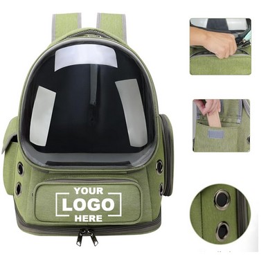 Breathable Cat and Small Dog Bubble Backpack Carrier