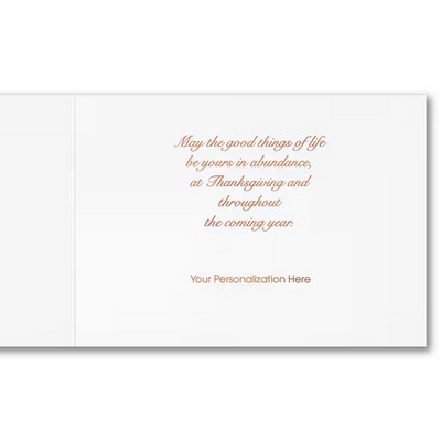 Fall Foliage Thanksgiving Card