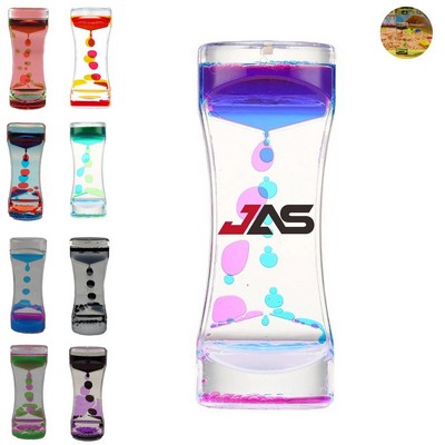 Colorful Oil Hourglass Liquid Sensory Toys