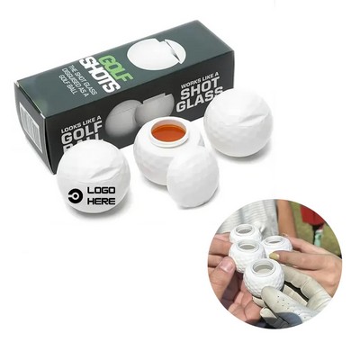 Golf Ball Shaped Shot Glass