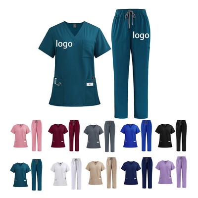 Doctor Nurse Surgical Gown Straight Leg Pants Work Uniform Clothes